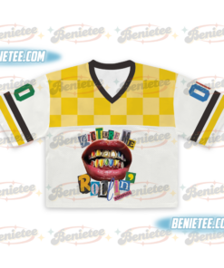 Alternative view of Streetwear Football Jersey Crop top, Premium Graphic Tshirt, DopeSkill Shirt To Match Jersey, Hip Hop Shirt