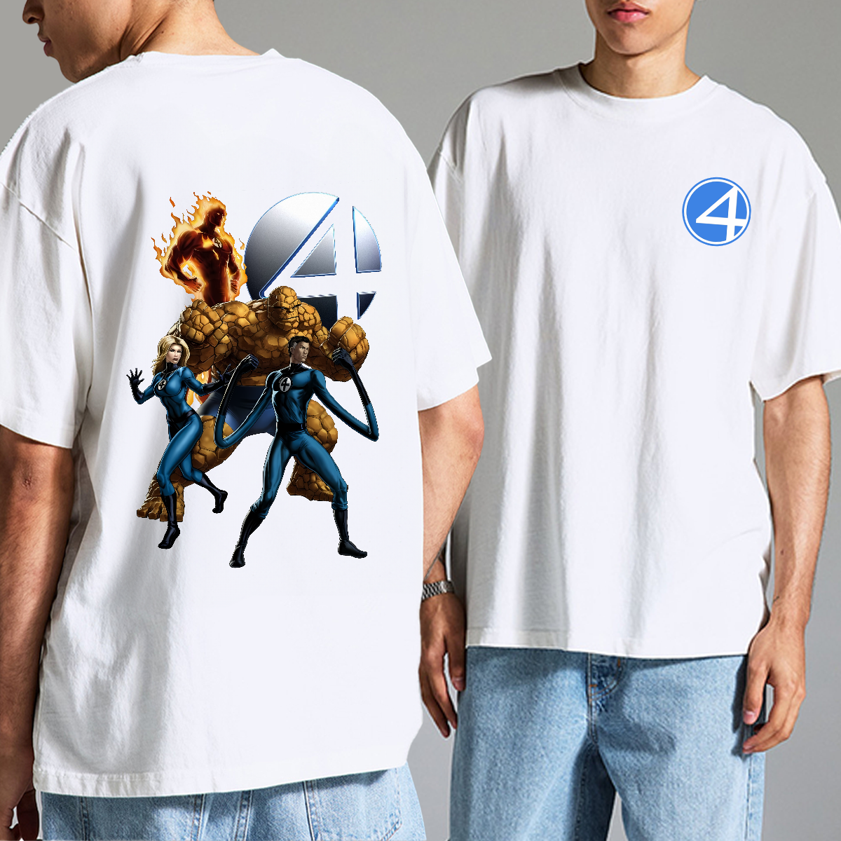Fantastic Four Shirt, Superhero T-Shirt, Fantastic 4 Tee, Marvel Studio Superhero Tee - Image 5