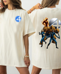 Fantastic Four Shirt, Superhero T-Shirt, Fantastic 4 Tee, Marvel Studio Superhero Tee