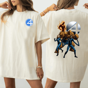 Fantastic Four Shirt, Superhero T-Shirt, Fantastic 4 Tee, Marvel Studio Superhero Tee