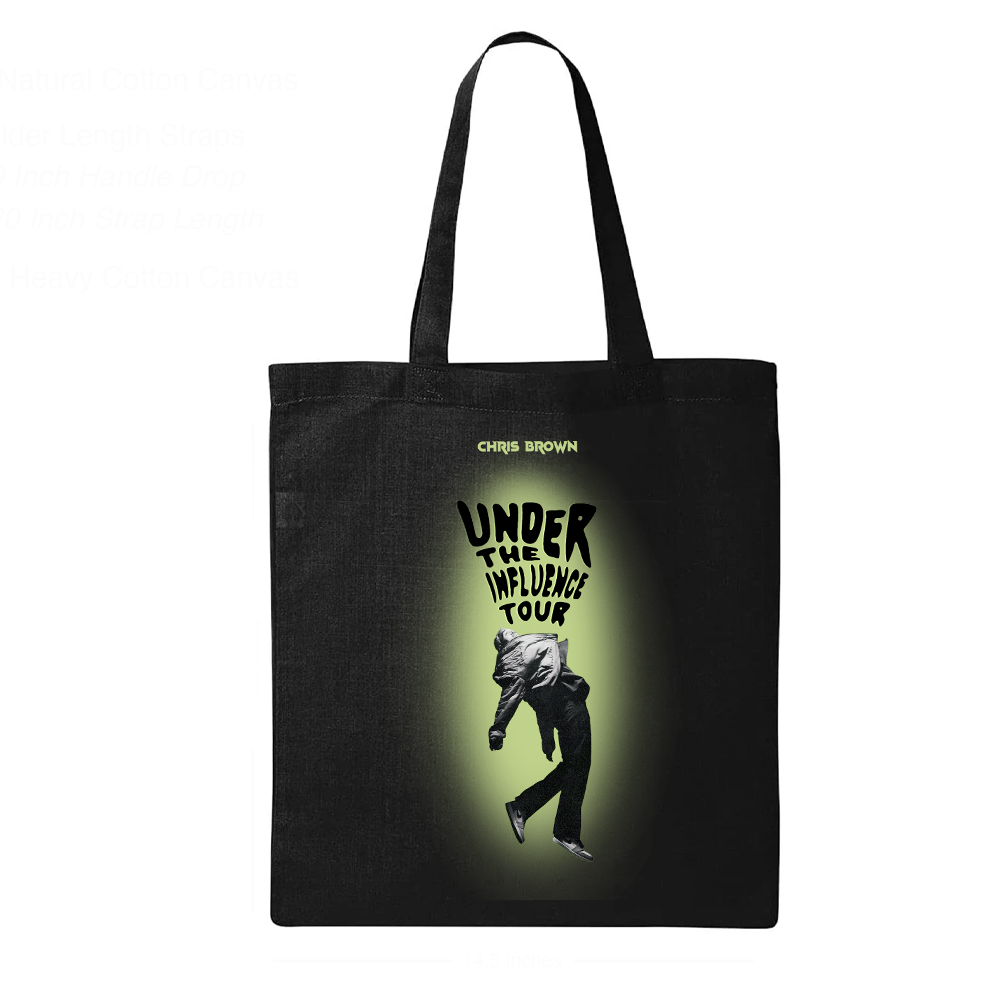Chris Brown Tour Tote Bag, Music Artist Merchandise, Shoulder Bag - Image 4