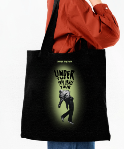 Chris Brown Tour Tote Bag, Music Artist Merchandise, Shoulder Bag