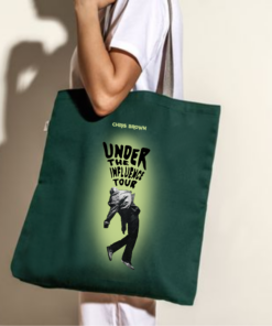 Alternative view of Chris Brown Tour Tote Bag, Music Artist Merchandise, Shoulder Bag