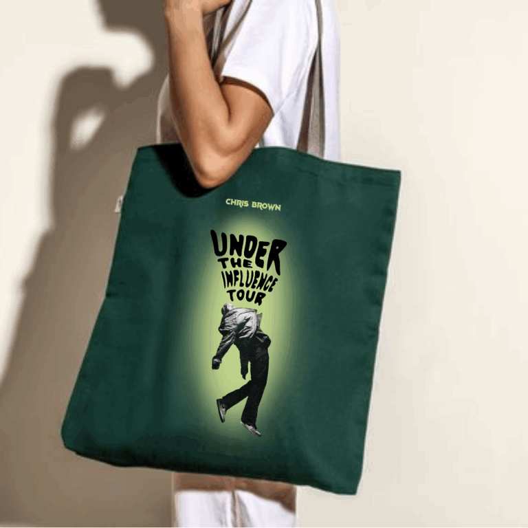 Alternative view of Chris Brown Tour Tote Bag, Music Artist Merchandise, Shoulder Bag