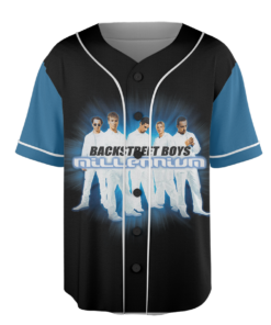 Alternative view of Backstreet Boys Millennium Baseball Jersey, Pop Music Memory Back Street Boys Girls Jersey