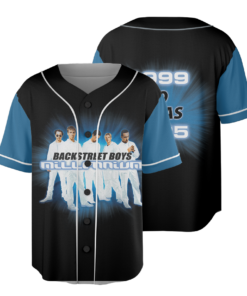 Backstreet Boys Millennium Baseball Jersey, Pop Music Memory Back Street Boys Girls Jersey