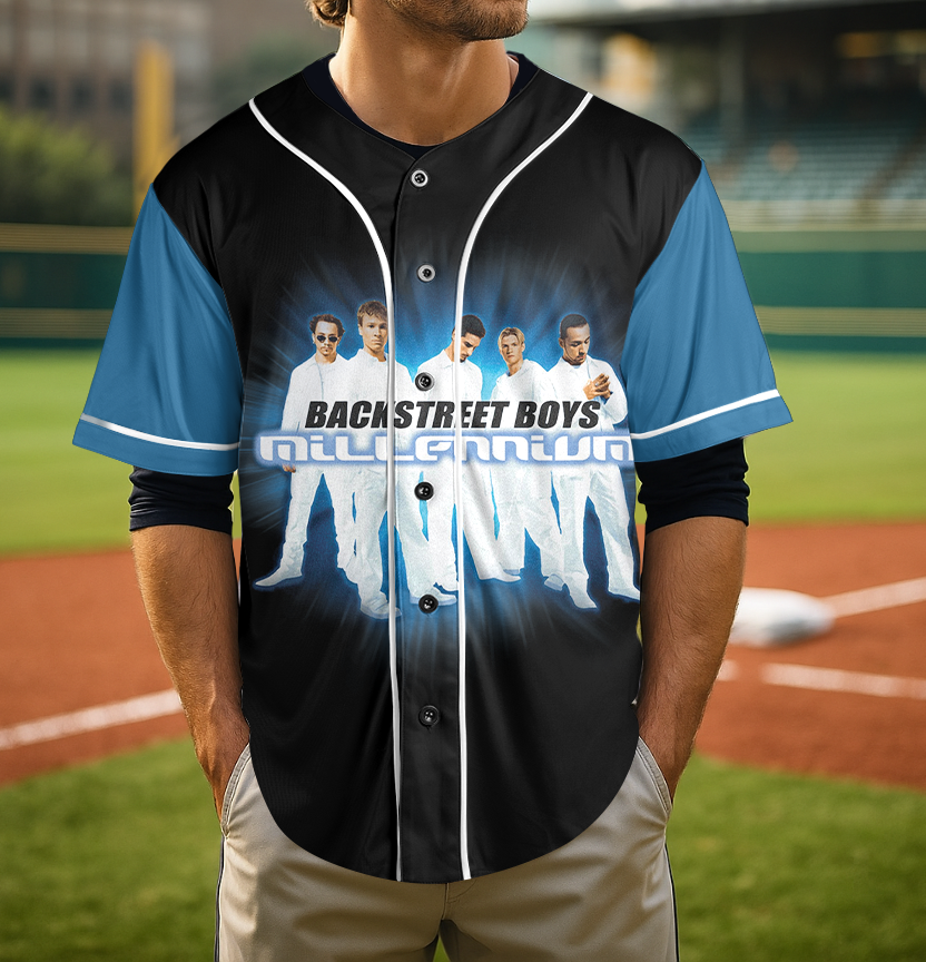 Backstreet Boys Millennium Baseball Jersey, Pop Music Memory Back Street Boys Girls Jersey - Image 5