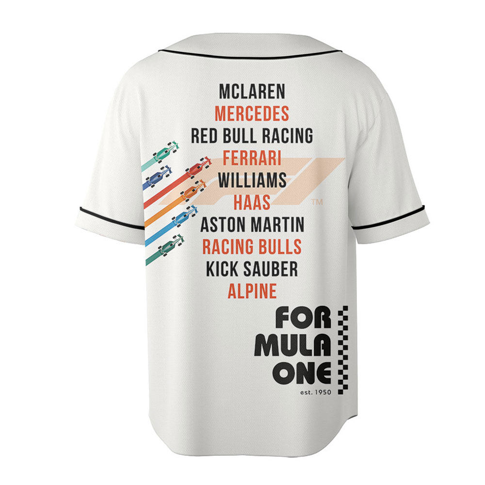 Megan Moroney Am I Okay? Jersey, Formula 1 Team Names Jersey, Racing Car 2025 Formula 1 Jersey - Image 5