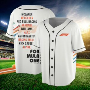 Megan Moroney Am I Okay? Jersey, Formula 1 Team Names Jersey, Racing Car 2025 Formula 1 Jersey