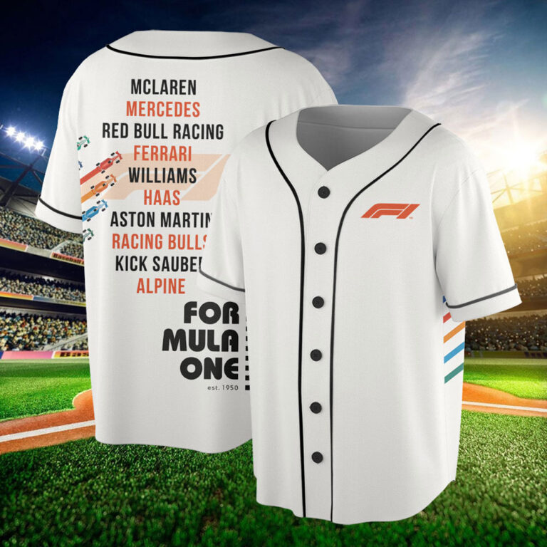 Megan Moroney Am I Okay? Jersey, Formula 1 Team Names Jersey, Racing Car 2025 Formula 1 Jersey