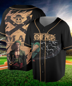 One Piece Zoro Jersey, One Piece Anime Jersey Shirt, Zoro Anime Manga Jersey