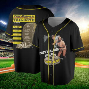 Post Malone Jelly Roll Concert Tour Jersey, Posty Beautifully Broken Rapper Jersey, Men Women Posty Tour Jersey, Concert Tour Jelly Roll