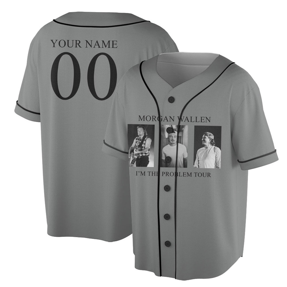 Vintage Morgan Wallen I'm the Problem Tour 2025 Jersey ,UNISEX shirt, Morgan Wallen Jersey,Morgan Concert Jersey,Morgan - Image 2