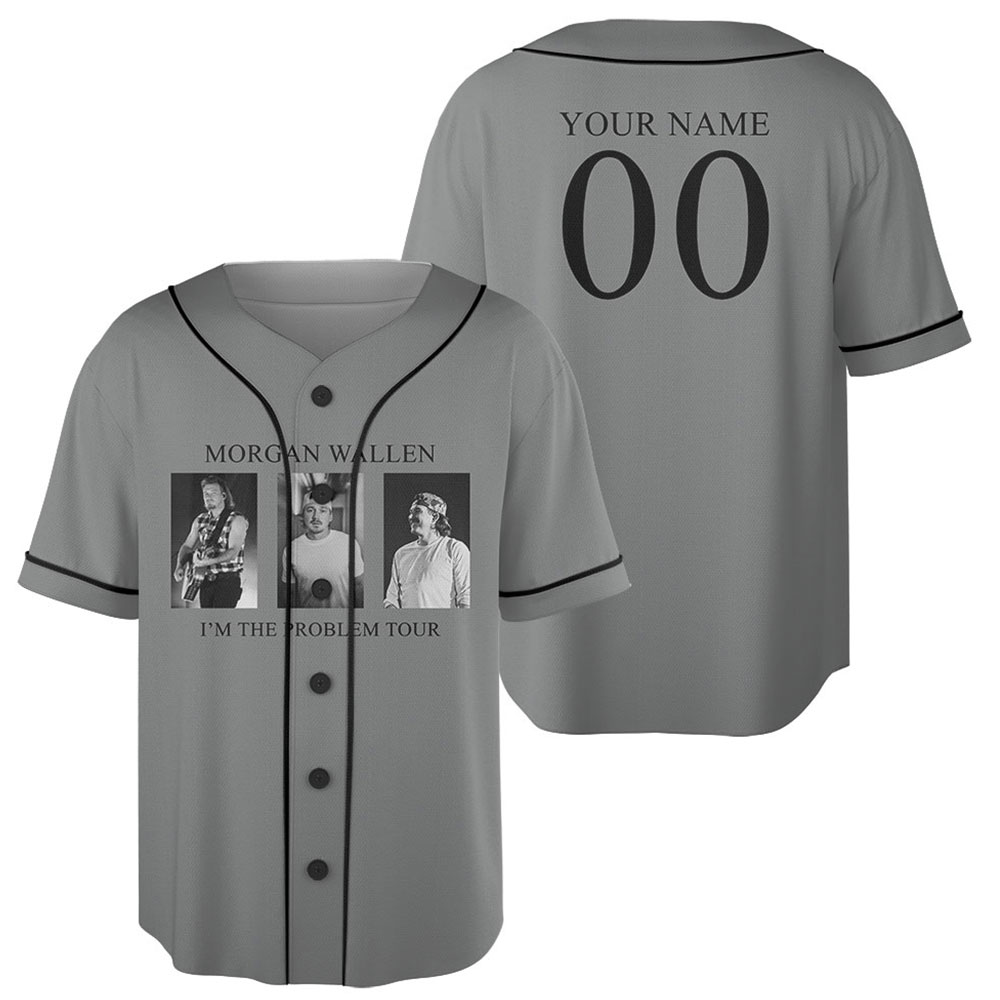 Vintage Morgan Wallen I'm the Problem Tour 2025 Jersey ,UNISEX shirt, Morgan Wallen Jersey,Morgan Concert Jersey,Morgan - Image 4