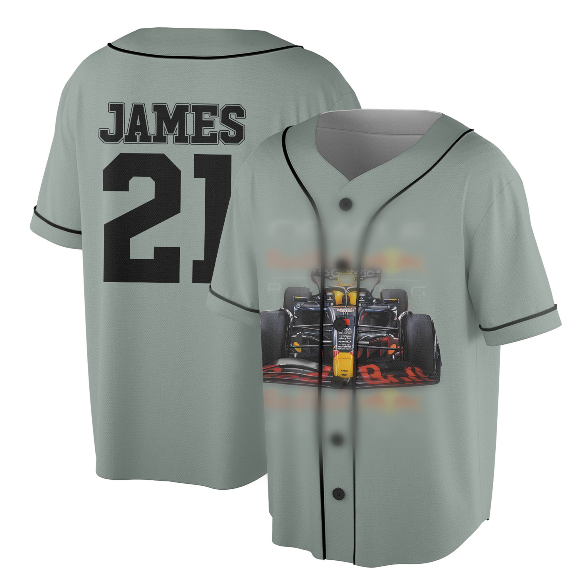 Custom Name Jersey, Red Bull Formula 1 Jersey, Max Verstappen F1 Jersey, Red Bull Racing Formula One Jersey, Red Bull F1 Tee - F1 Gifts - Image 5