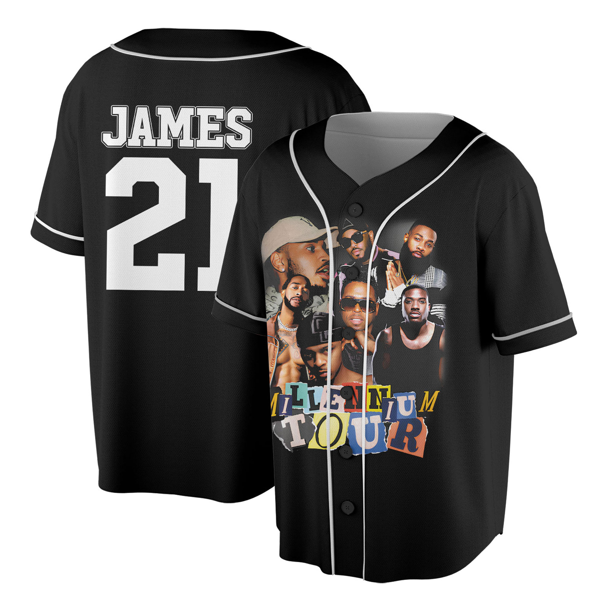 Millennium 2025 Tour Fan, Gift, Concert Jersey, The Millennium Tour 2025 Jersey - Image 2
