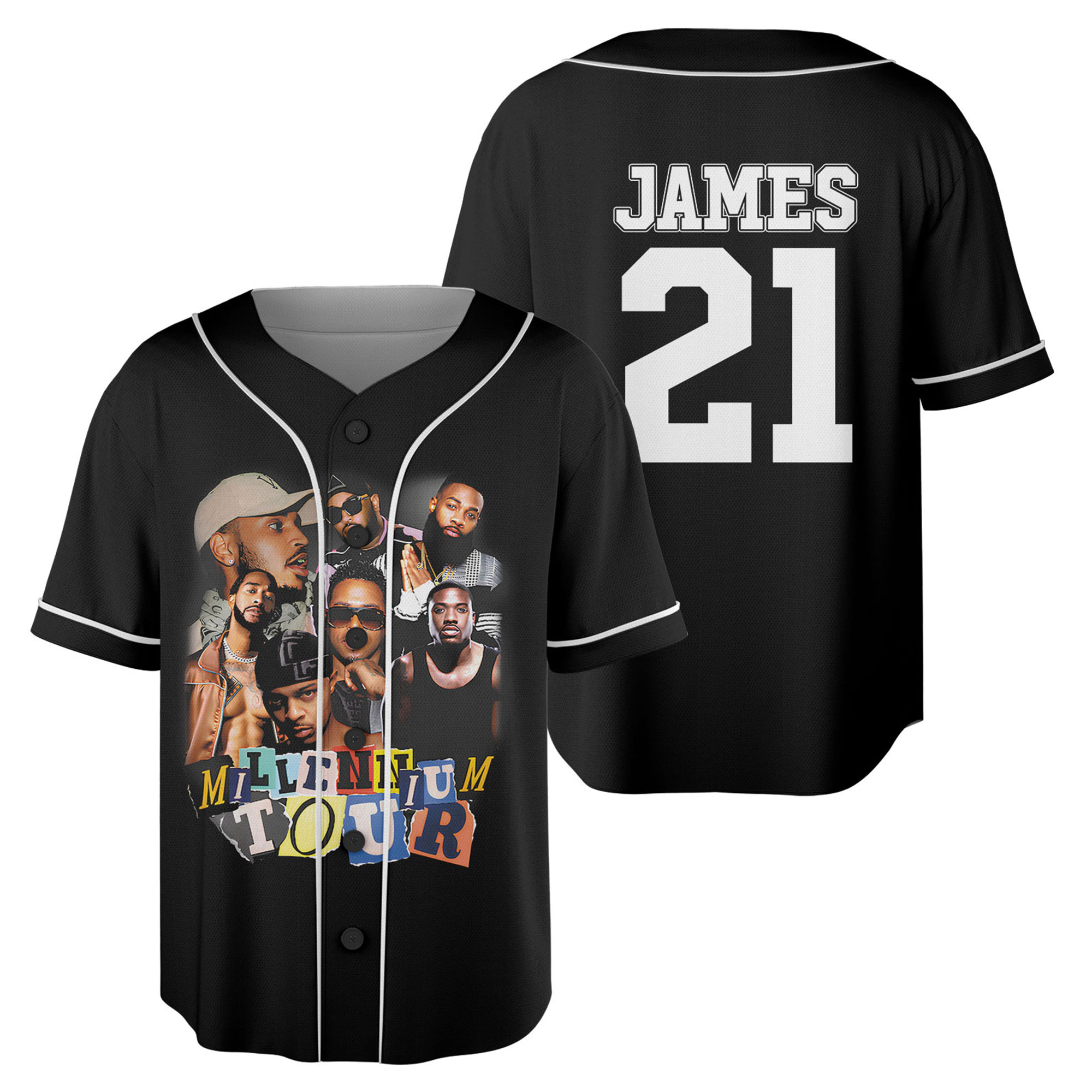 Millennium 2025 Tour Fan, Gift, Concert Jersey, The Millennium Tour 2025 Jersey - Image 4