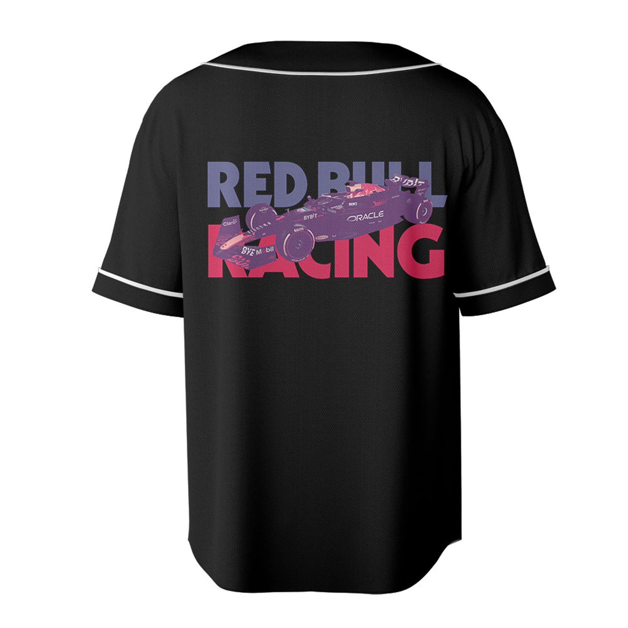 Red Bu-ll Racing F-1 Jersey, Oversized Heavyweight Streetwear Jesey, DTG Printed Back Graphic Jersey, For 1 Motorsport Fan Apparel - Image 4