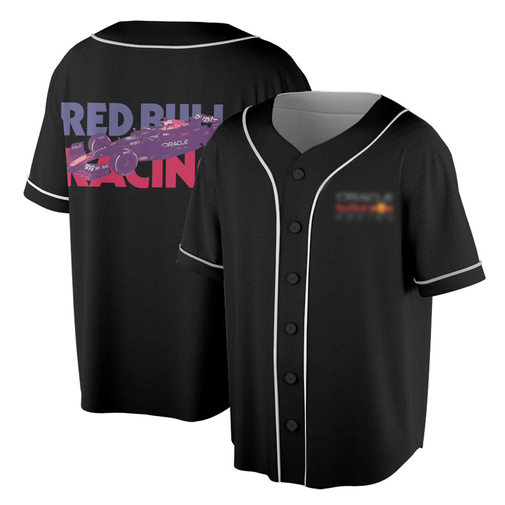 Red Bu-ll Racing F-1 Jersey, Oversized Heavyweight Streetwear Jesey, DTG Printed Back Graphic Jersey, For 1 Motorsport Fan Apparel - Image 5