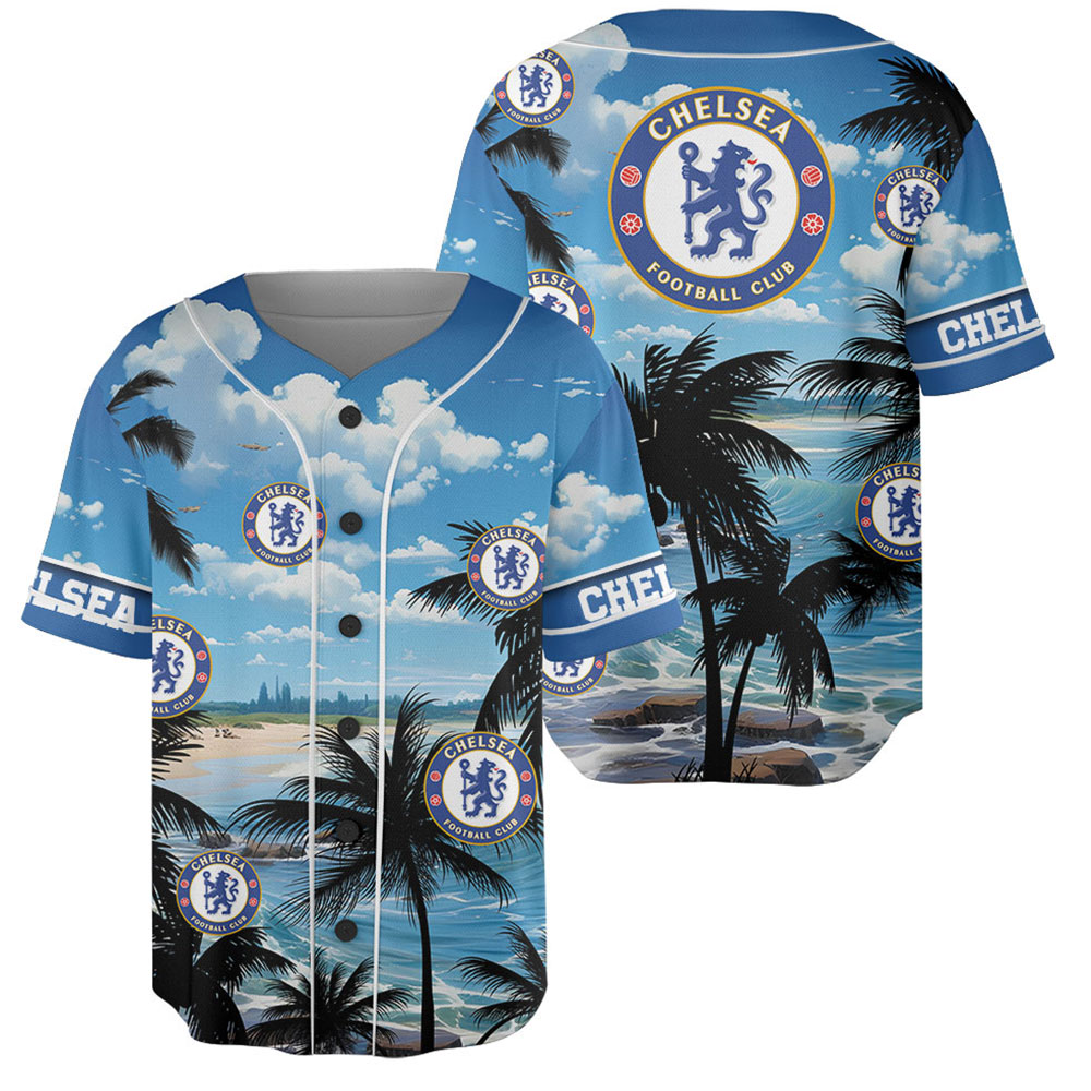 Chelsea Gift Jersey, London Pullover Jersey, Vintage Style Chelsea F.C. Jersey - Image 2