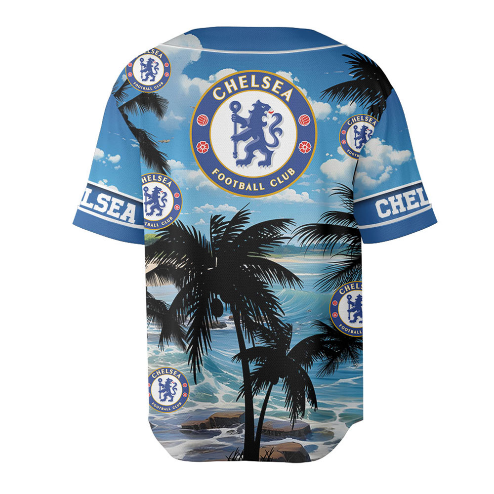 Chelsea Gift Jersey, London Pullover Jersey, Vintage Style Chelsea F.C. Jersey - Image 3