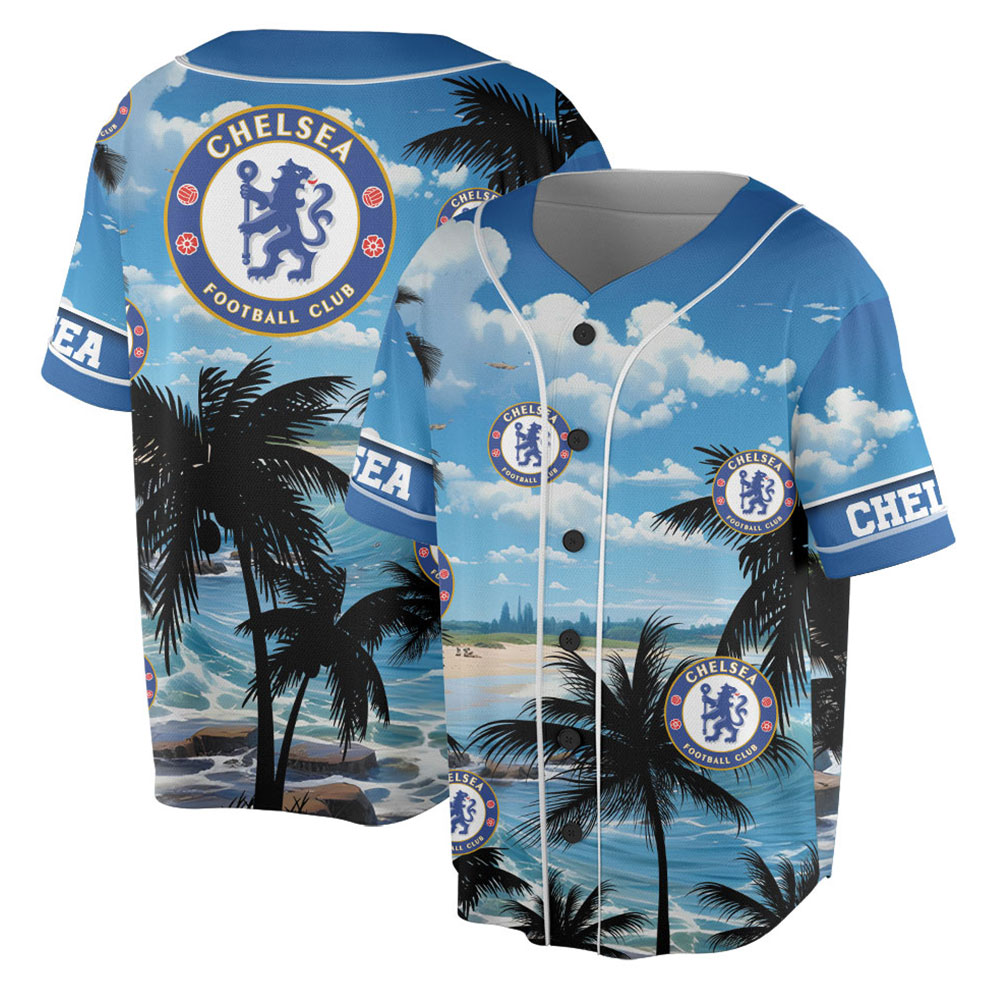 Chelsea Gift Jersey, London Pullover Jersey, Vintage Style Chelsea F.C. Jersey - Image 4