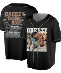 Alternative view of Chris Brown Breezy Bowl XX Tour 2025 Jersey, Chris Brown 2025 Concert, Chris Brown Fan Gift, Chris Brown Merch, Chris Brown Graphic Jersey
