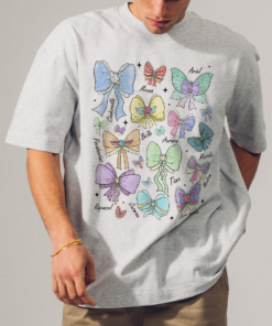 Alternative view of Coquette Bows Watercolor Princess Shirt, Magic Kingdom Girl Trip 2025