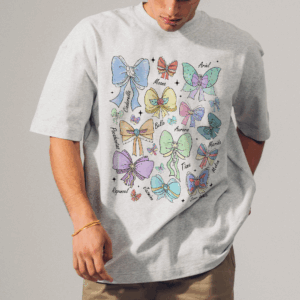 Alternative view of Coquette Bows Watercolor Princess Shirt, Magic Kingdom Girl Trip 2025