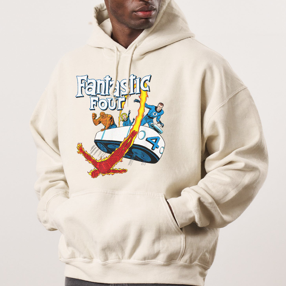 Fantastic Four Fantasticar Retro Shirt, Family Shirts, Fantastic Four Comics Shirt, Trip Outfit - Image 4