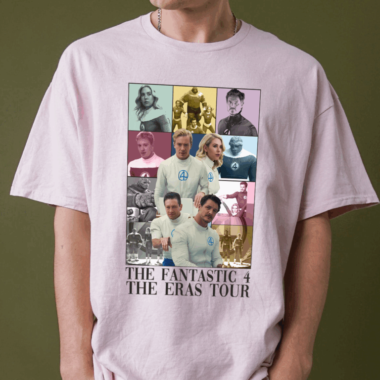 The Fantastic Four First Steps Shirt, Fantastic Four The Era Tour T-Shirt, Avengers Super Studio Sweatshirt, Reed Richards Hoodie