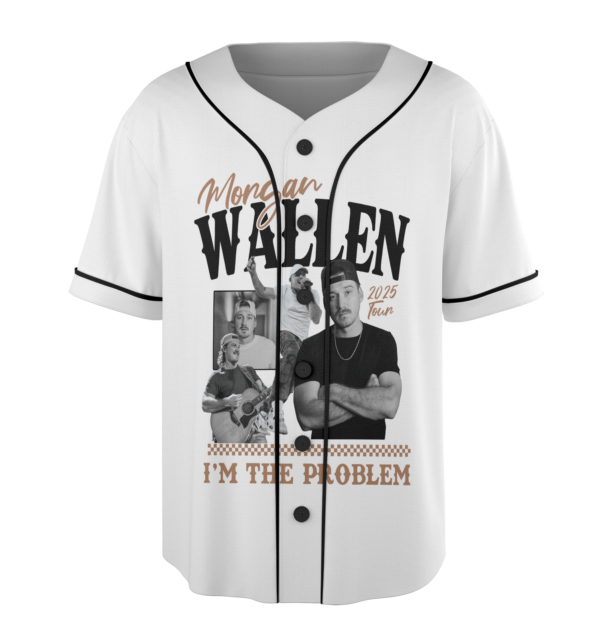 Alternative view of Morgan I'm The Problem Tour 2025 Jersey, Wallen Concert 2025, Morgan Wallen Fan Jersey, Morgan Wallen Merch, Country Music