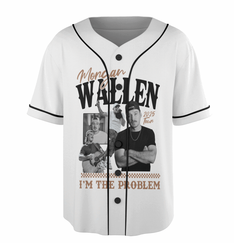 Alternative view of Morgan I'm The Problem Tour 2025 Jersey, Wallen Concert 2025, Morgan Wallen Fan Jersey, Morgan Wallen Merch, Country Music