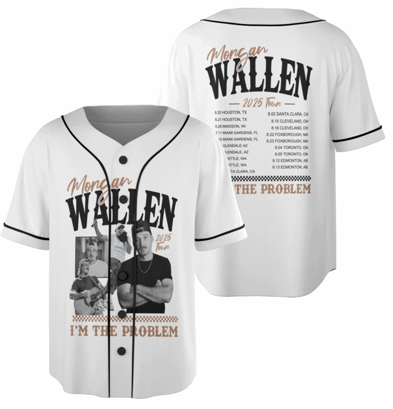 Morgan I'm The Problem Tour 2025 Jersey, Wallen Concert 2025, Morgan Wallen Fan Jersey, Morgan Wallen Merch, Country Music