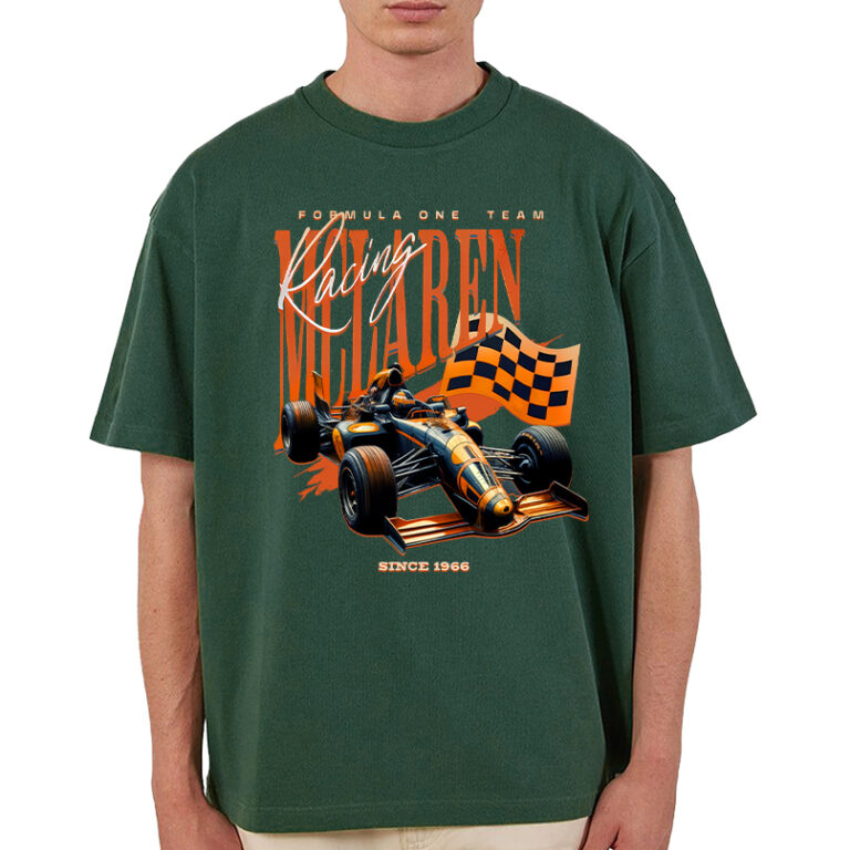 Alternative view of McLaren Formula 1 Team 2025 Unisex T-Shirt, Lando Norris & Oscar Piastri Racing Shirt