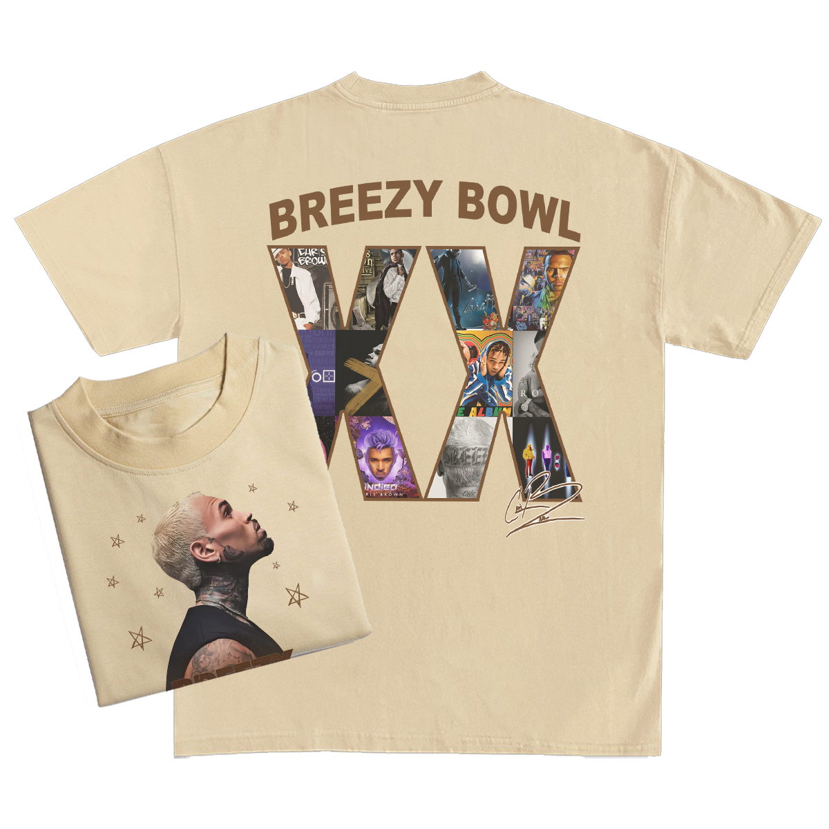 2025 Chris Brown Tour Breezy Bowl XX T-Shirt, Chris Brown Concert 2025 Sweatshirt, Chris Brown Graphic Shirt, Chris Brown Fan Gift, Chris Brown Merch - Image 2