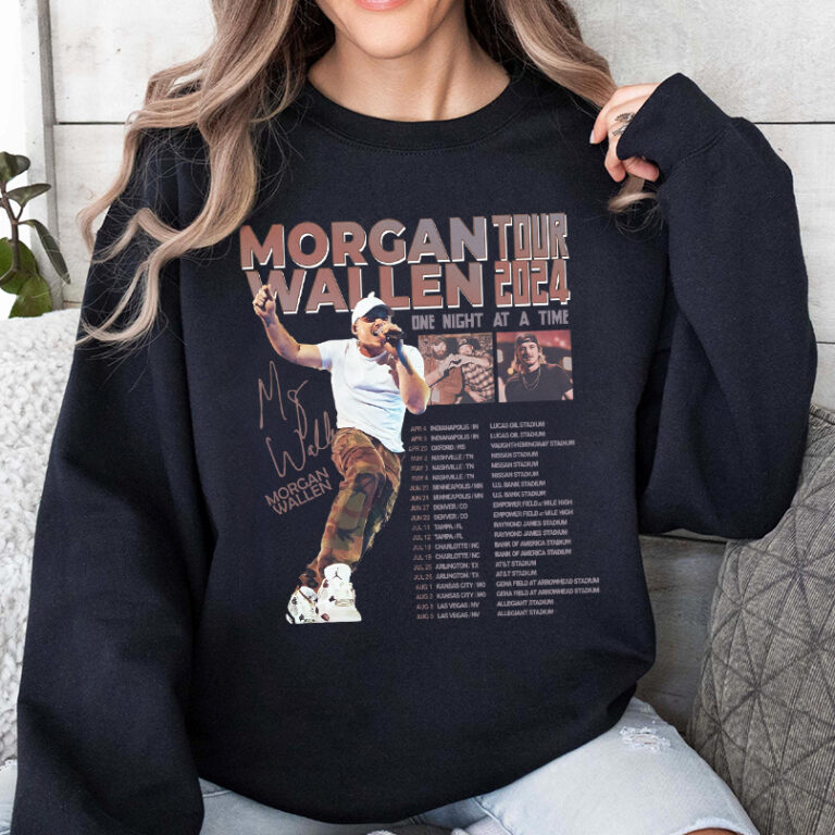 Alternative view of Morgan Wallen Concert Tour Shirt, Western Country Music Gift, Wallen Concert 2025 Sweatshirt