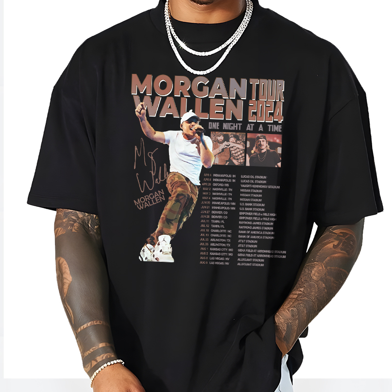 Morgan Wallen Concert Tour Shirt, Western Country Music Gift, Wallen Concert 2025 Sweatshirt - Image 4