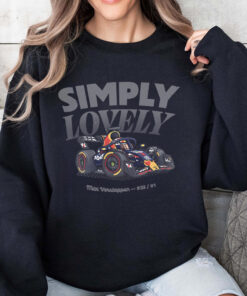 Alternative view of Max Verstappen Simply Lovely Unisex T-Shirt, F1 Driver Verstappen Sweatshirt, Formula One Shirt, F1 Race Week Shirt, Formula 1 Shirt