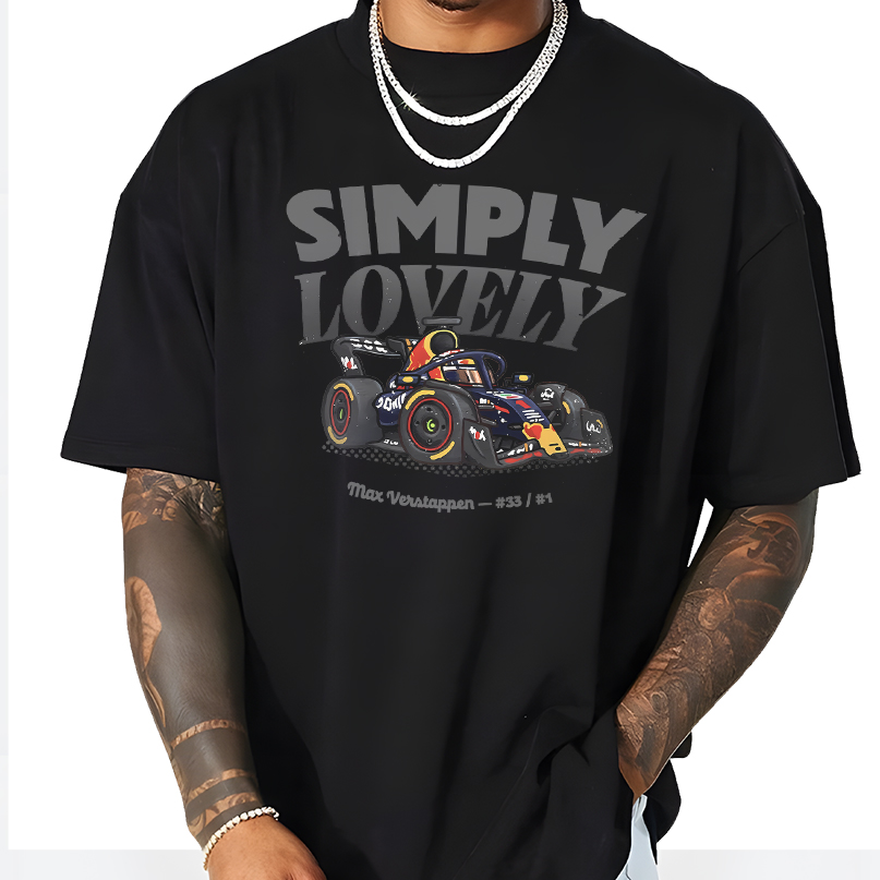 Max Verstappen Simply Lovely Unisex T-Shirt, F1 Driver Verstappen Sweatshirt, Formula One Shirt, F1 Race Week Shirt, Formula 1 Shirt - Image 4