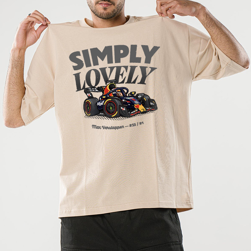 Max Verstappen Simply Lovely Unisex T-Shirt, F1 Driver Verstappen Sweatshirt, Formula One Shirt, F1 Race Week Shirt, Formula 1 Shirt - Image 5