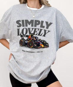 Max Verstappen Simply Lovely Unisex T-Shirt, F1 Driver Verstappen Sweatshirt, Formula One Shirt, F1 Race Week Shirt, Formula 1 Shirt