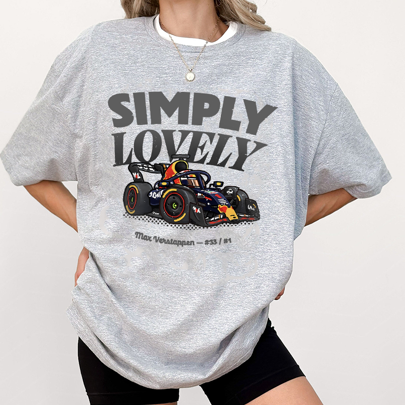 Max Verstappen Simply Lovely Unisex T-Shirt, F1 Driver Verstappen Sweatshirt, Formula One Shirt, F1 Race Week Shirt, Formula 1 Shirt