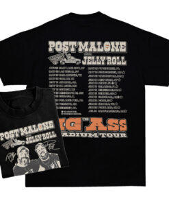 Vintage Post Malone Tour T-Shirt, Big Ass Stadium Tour, Posty 2025 Tour, Jelly Roll Sweatshirt, Posty Tour Merch,Country music shirt