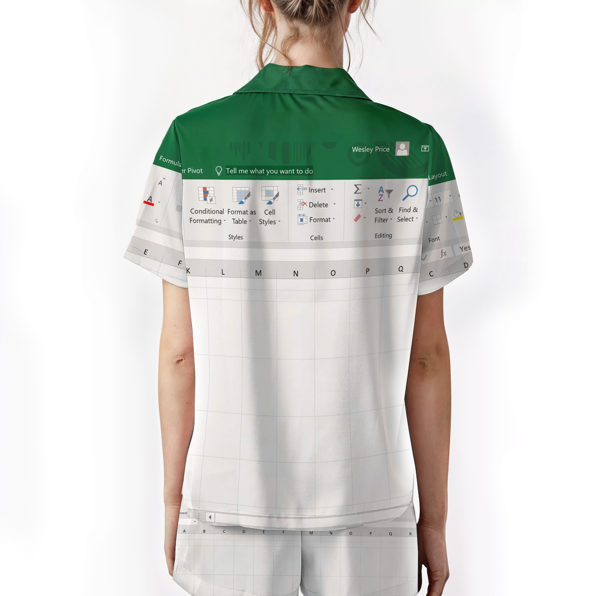 Funny Excel Pajamas Set - Image 4
