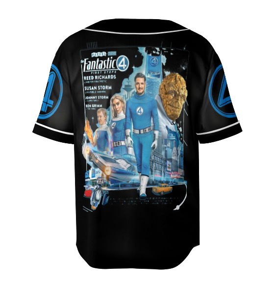 Vintage The Fantastic Four Baseball Jersey - Image 6