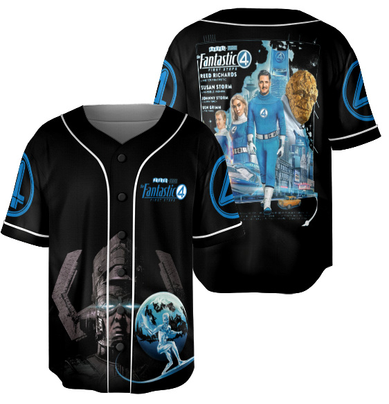 Vintage The Fantastic Four Baseball Jersey - Image 4