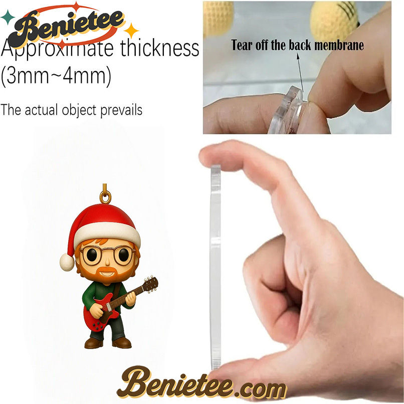 Phish Phish 2025 Advent Calendar CHRISTMAS GIFT, CHRISTMAS IDEA, Christmas Countdown Advent Calendar Gift Box with 24 Acrylic Ornaments - Image 2