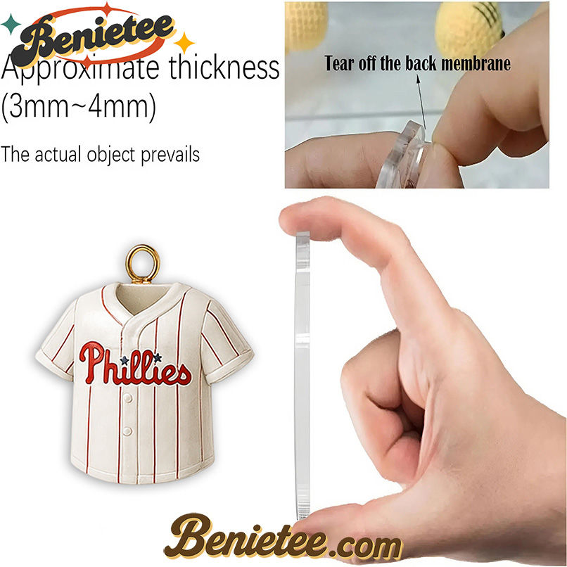 Philadelphia Phillies Premium Advent Calendar 2025 CHRISTMAS GIFT, CHRISTMAS IDEA, Christmas Countdown Advent Calendar Gift Box with 24 Acrylic Ornaments - Image 4