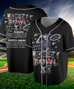 Vintage 2025 Chris Brown Tour Breezy Bowl XX Jersey, Chris Brown Graphic Jersey, Brown 2025 Shirt